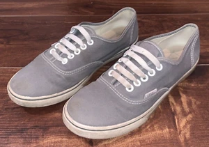Vans Off The Wall Gray TB9C Lace Up Sneaker Shoes Unisex Size 7 Mens 8.5 Womens - Picture 1 of 9