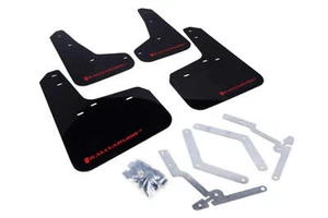 Rally Armor 12-19 Ford Focus ST / 16-19 RS Black Mud Flap w/ Red Logo - Picture 1 of 7