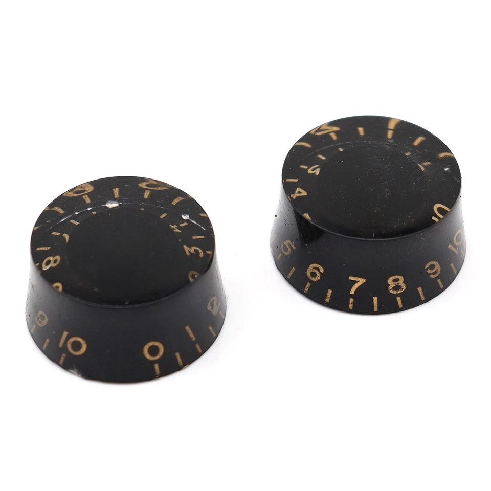 4pcs Black Guitar Volume Tone Speed Control Knobs for Les Paul Electric Guitars