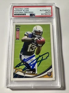 2013 Topps Kickoff Keenan Allen Auto Autograph Signed Rookie Card PSA Rc - Picture 1 of 2