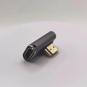 Adattatore HDMI 2.1 Angolo Retto | 8K @60Hz | HDMI Maschio a Femmina 90° Slim Alluminio - Foto 1 di 2
