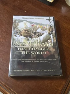 RARE OOP OUT OF PRINT DVD NINE DAYS THAT CHANGED OUR WORLD POPE JOHN PAUL WARSAW - Picture 1 of 2