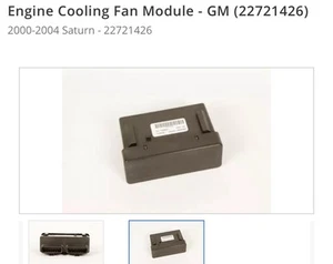 NEW OEM Engine Cooling Fan Module - GM (22721426)2000-2004 Saturn - Picture 1 of 1