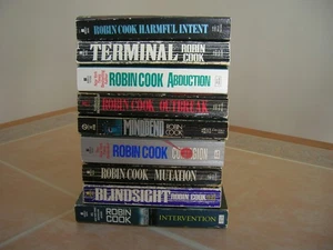 9 Robin Cook Medical Thriller vintage Books Lot Blindsight Mindbend Mutation - Bild 1 von 9