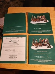 Dept. 56 Heritage Village Collection & Dept 56 Booklet Catalog Pamphlet Lot Of 4 - Picture 1 of 15