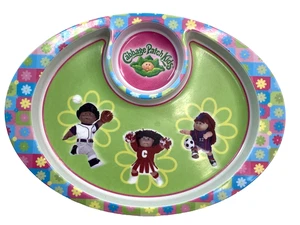 VTG Cabbage Patch Kids Toddler Melamine 9.5" Plate Planet Toys 2003 CPK - Picture 1 of 3