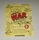 ORIGINAL 1938 GUM INC. HORRORS OF WAR TRADING CARDS WAX PACK WRAPPER (YELLOW)