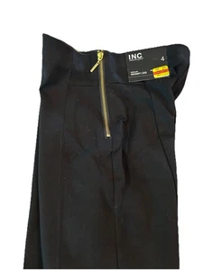 Pantalone donna Inc nuovo con etichette 4nero gamba skinny regular fit vita media elasticizzato zip laterale - Foto 1 di 11