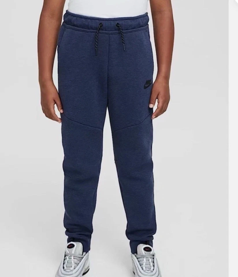 Nike Tech Pants Kids Obsidian HV5869-473 UNISEX KIDS Size Small