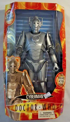Figura de acción de colección Doctor Who Cyberman 12" 14 puntos de articulación nueva en caja Foto 1 de 4