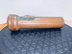 Vintage Homat 6 5/8 Zoll Kupfer Taschenlampe - Bild 1 von 5