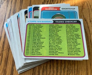 1974 Topps Traded Baseball Set 43 of 44 W/Checklist minus Marichal - Picture 1 of 4