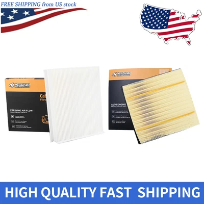 Juego combinado de filtro de aire de motor y filtro de aire de cabina para Ford F-150 2015-2022 Foto 1 de 4