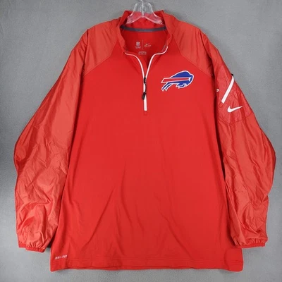 NIKE ON FIELD BUFFALO BILLS NFL CORTAVIENTOS LIGERO 1/4 CREMALLERA PARA HOMBRE TALLA XXL Foto 1 de 4