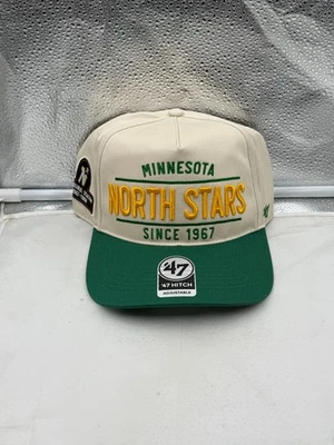 ’47 Minnesota North Stars NHL '47 Throwback Natural TT Hitch Adjustable Snapback Hat
