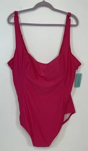 Tidalbay Contemporary One Piece Womens Pink Bathing Suit Sz 3X NWT - Picture 1 of 8