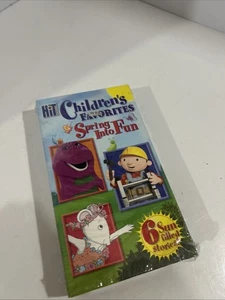 HIT Entertainment ChildrensFavorites Spring Into Fun VHS 2004 Barney/Bob Builder - Imagen 1 de 5