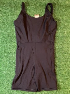 New Calia Bodysuit Medium Black Inspire Short Shorts Workout Womens NWT $108 - Picture 1 of 7