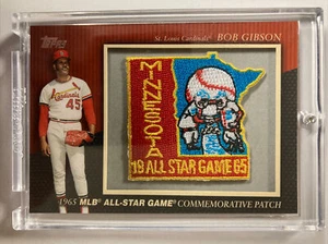 Bob Gibson 2010 Topps 1965 All-Star Game Patch Card #mcp19 (4921) - Picture 1 of 2