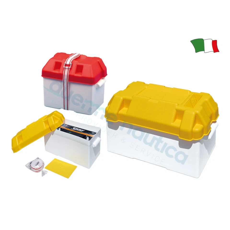 CASSETTA PORTABATTERIA STAGNA impermeabile Nautica porta batteria barca gommone - Immagine 1 di 1