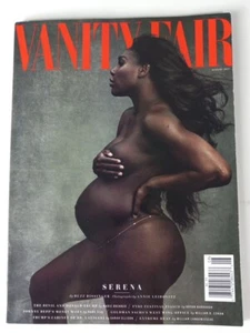 Vanity Fair Magazine 2017 Cover Pregnant Serena Williams - Picture 1 of 5
