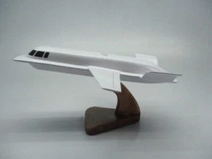 Modello legno essiccato tacito blu Northrop Stealth aereo desktop mogano modello piccolo nuovo - Foto 1 di 6