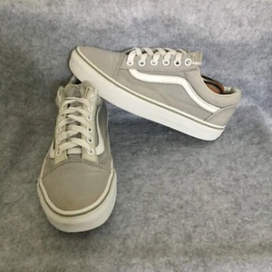 Vans Old School Canvas Shoes, Men's 5.5/Women's 7 (Light Grey) - Picture 1 of 10