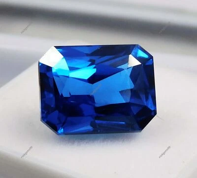 10-11 Ct Natural Ceylon Blue Spinel  Emerald CERRIFIED Stunning Loose Gemstone - Image 1 of 4