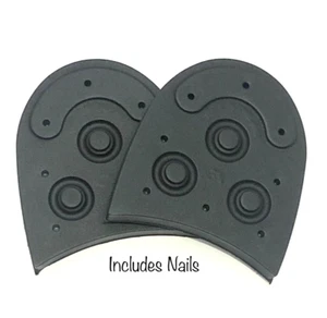 Shoe Repair Heels Dainite Mens Very Heavy Duty 10mm Thick Comes With All Nails - Picture 1 of 2