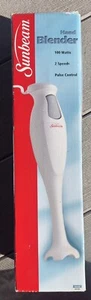 Neu im Karton Sunbeam Stabmixer 2 Geschwindigkeiten 100 Watt Edelstahlklinge WHT HB100 - Bild 1 von 3