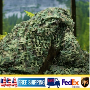 26 Ft*26 Ft Camouflage Camo Netting Camo Net Camping Hunting Woodland Net Mesh - Picture 1 of 12