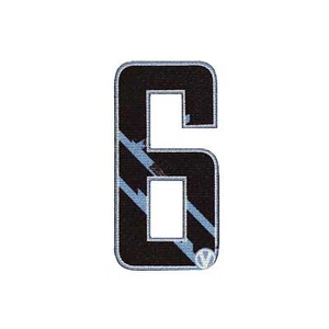 Virtue Paintball Luggage Number Patches - 6 - Picture 1 of 2