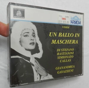 2-CD Box, Verdi, UN BALLO IN MASCHERA, Di Stefano/Callas, Made Italy SEALED - Picture 1 of 2