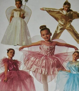 McCall's PATTERN #5613 FAIRIES BALLERINA STAR COSTUMES (Child's Size 3-4) Uncut! - Picture 1 of 5