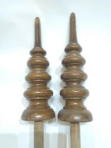 Vintage Torah Atzei Chaim Torah rollers 46 cm klaf Judaica - Picture 1 of 10