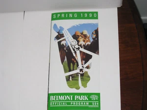 1990 Belmont Park Program (The Gold Stage Stakes) HOF- Easy Goer - Picture 1 of 8