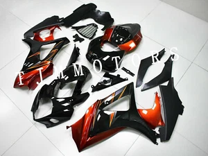 Para GSXR1000 2007-2008 Naranja Negro ABS Molde de Inyección Carrocería Carenado Kit Capucha - Imagen 1 de 9