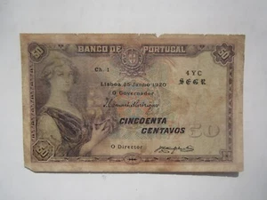 50 centavos portugal 1920 - Imagen 1 de 2