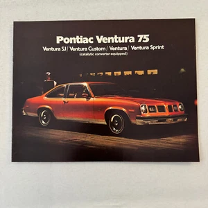1975 Pontiac Ventura Car Sales Brochure Catalog SJ Custom Sprint Vintage - Picture 1 of 5