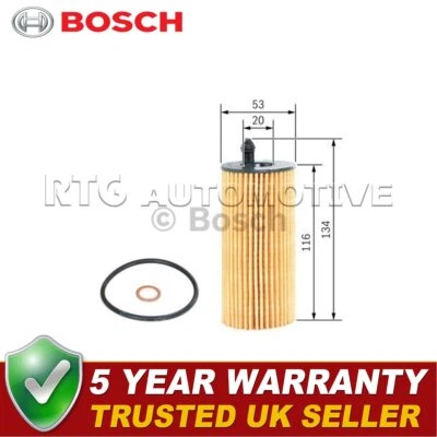 Filtro de aceite Bosch para BMW Serie 3 2 1 5 4 X3 X4 X5 6 7 Z4 Toyota Supra Foto 1 de 4