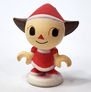 2001 Animal Crossing Playset 1" Red Girl Villager Mini Figure