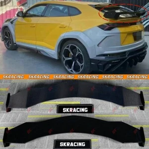 Forged/Carbon Fiber/Glossy Black Rear Spoiler Wing For Lamborghini URUS 19-22 - Picture 1 of 36