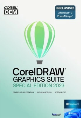 Corel Draw Graphics Suite SE 2023 Vollversion Dauerlizenz Cliparts Download NEU - Bild 1 von 4