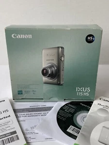 Canon IXUS 115 HS Digital Camera Box & Inserts ONLY - No Camera - Picture 1 of 9