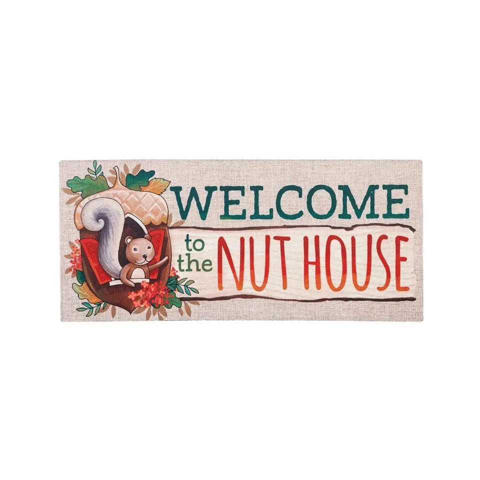 Welcome To The Nut House Sassafras Switch Mat 22 x 10 - Image 1 of 1