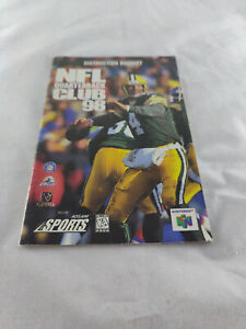 NFL Quarterback Club 98  - Authentic N64 Nintendo 64 Instruction Booklet Manual