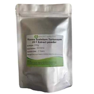 Extracto de Kanna Sceletium Tortuosum 20:1 puro 200 g en polvo - Imagen 1 de 2