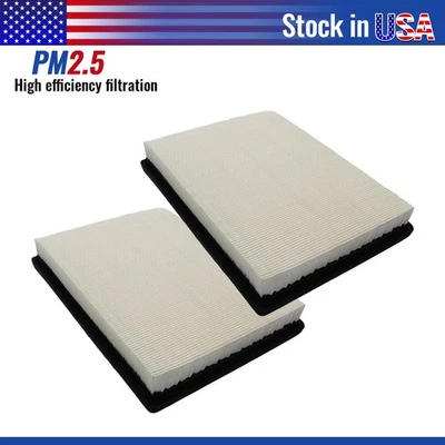 Filtro de aire del motor 2 piezas para Chevrolet Monte Carlo 2000-2004 2005 con 3,8 L 6 cilindros Foto 1 de 4