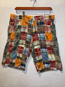 Pantalones Cortos Siegfried Vintage Patchwork Cuadros Para Hombre 34 Clásicos Vintage Años 90 Carga. - Imagen 1 de 10
