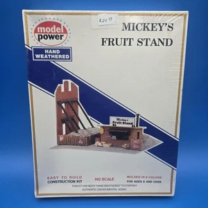 Model Power #476 HO Scale Mickey's Fruit Stand Train Building NEW - Picture 1 of 3